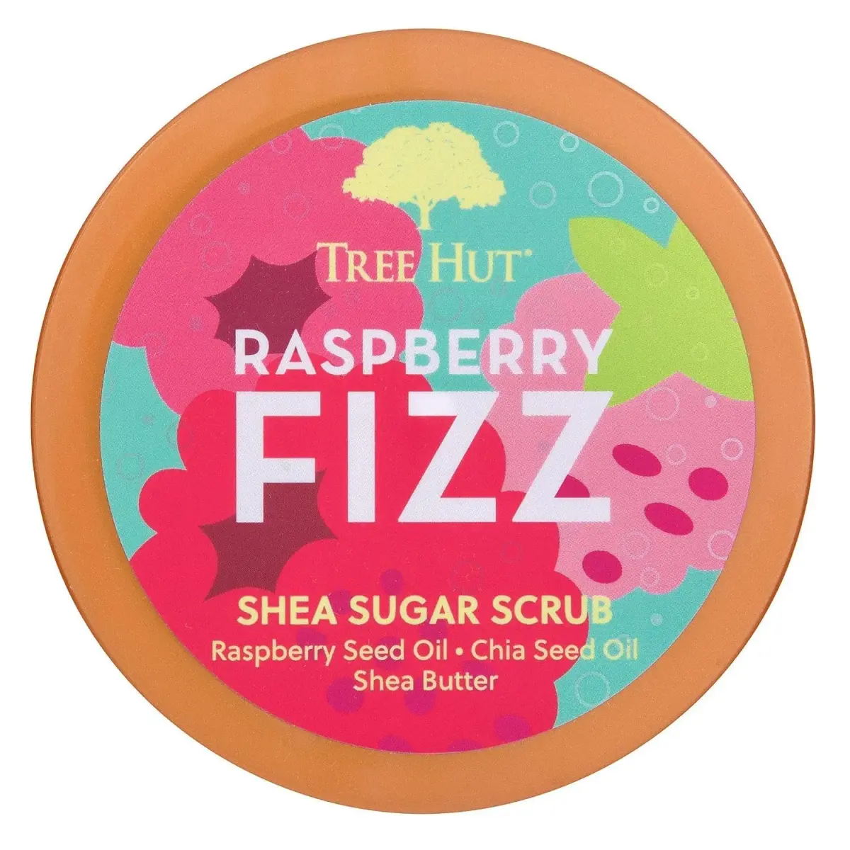Tree Hut Raspberry Fizz Body Scrub 510g (18 Oz) | Exfoliating & Nourishing with Shea Butter - view 3