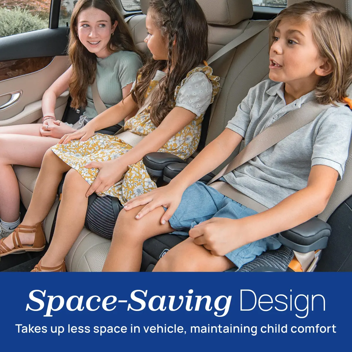 Chicco GoFit ClearTex Plus Backless Booster Car Seat 40-110 lbs | GREENGUARD Gold Certified, Flame Retardant-Free - view 4