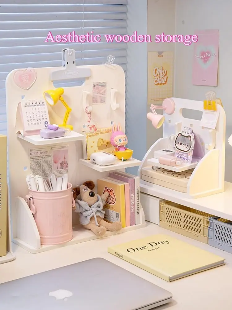 irLocy White Caddy Large | Kpop Desk Organizer with Drawers for Dorm & Office - view 2