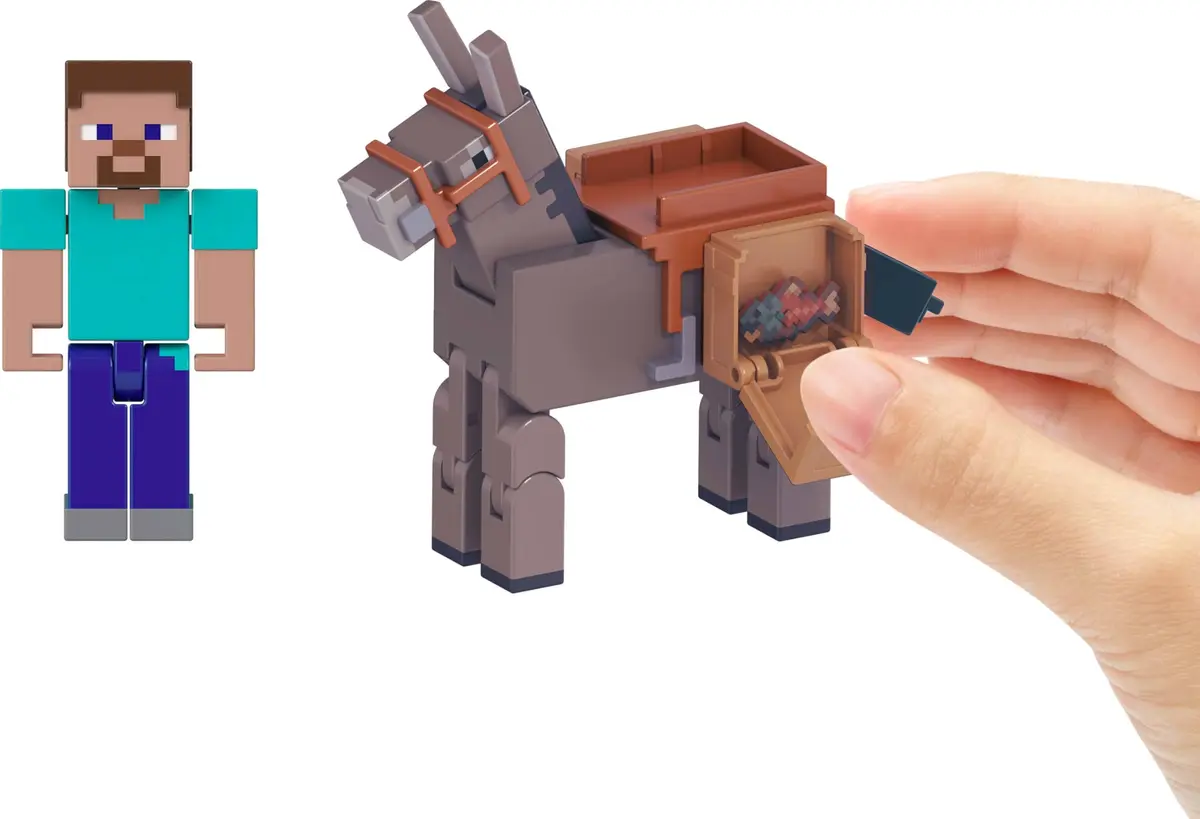 Mattel Minecraft Action Figures & Accessories 2-Pack | 3.25-inch Scale, Collectible Toy Set for Kids 6+ - view 2