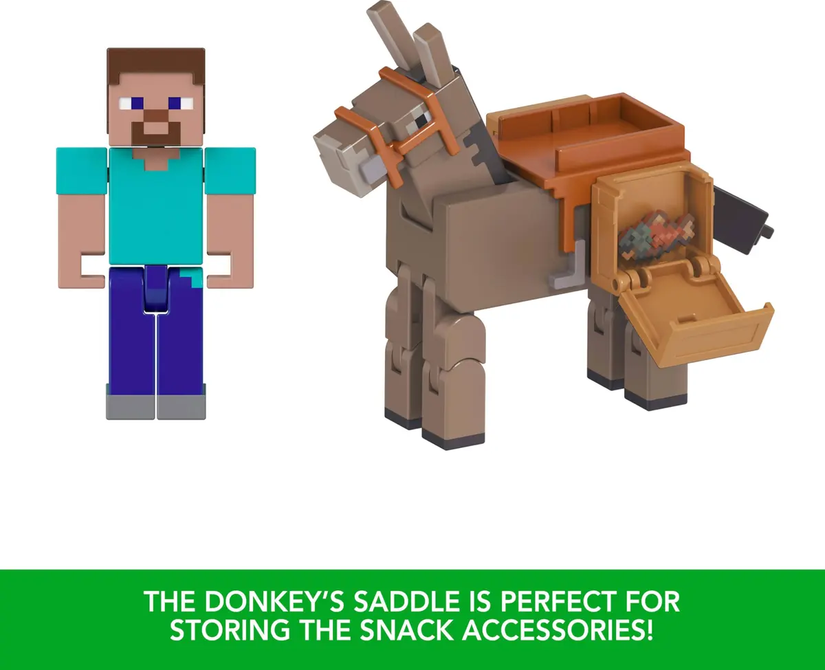 Mattel Minecraft Action Figures & Accessories 2-Pack | 3.25-inch Scale, Collectible Toy Set for Kids 6+ - view 3