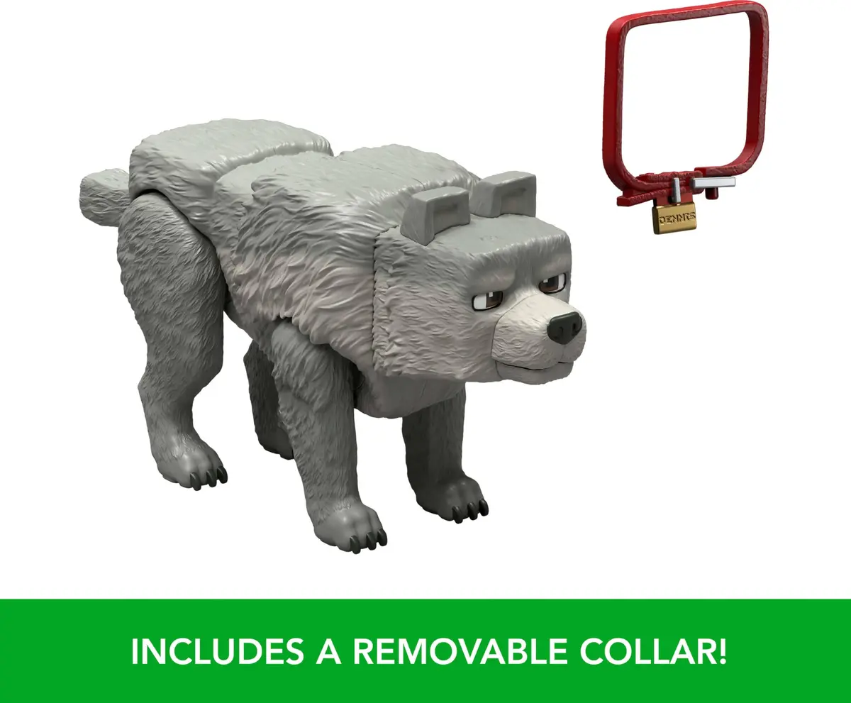 Mattel Minecraft Dennis The Wolf Action Figure 8.25 cm (3.25 inches) | Posable Collectible Toy - view 5