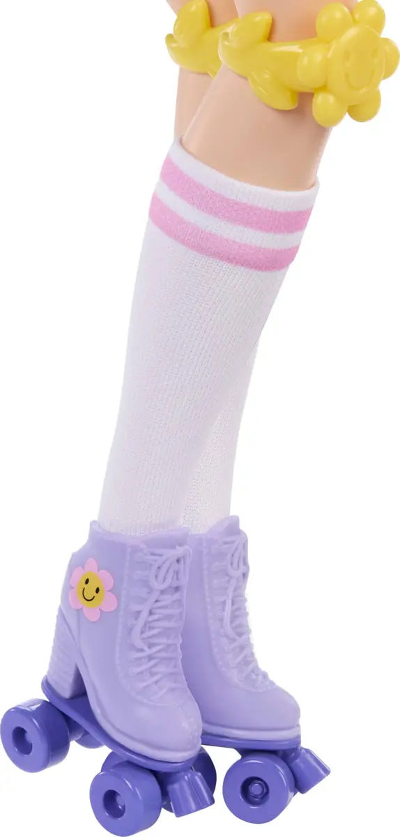 Barbie Dream Besties Skate Party Renee Doll & Accessories | 5-inch, Posable, Multicolor - view 5