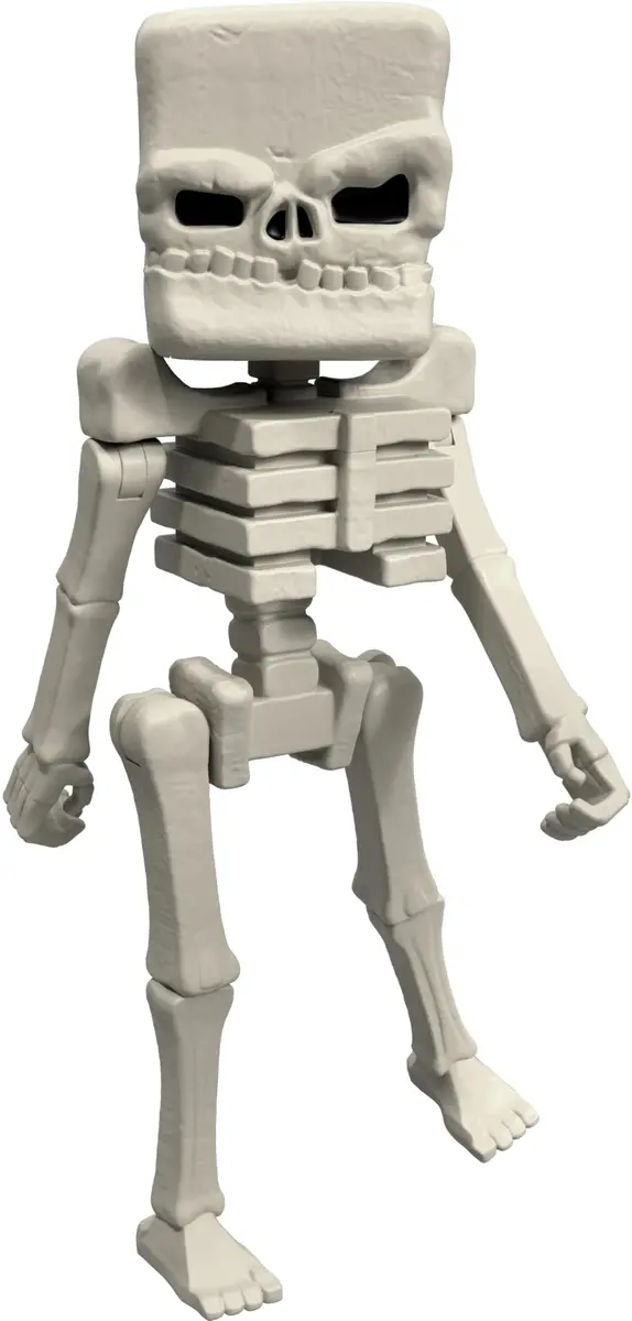 Mattel Minecraft Skeleton Action Figure & Accessories Set 4-inch Scale | Inspired by A Minecraft Movie - view 6