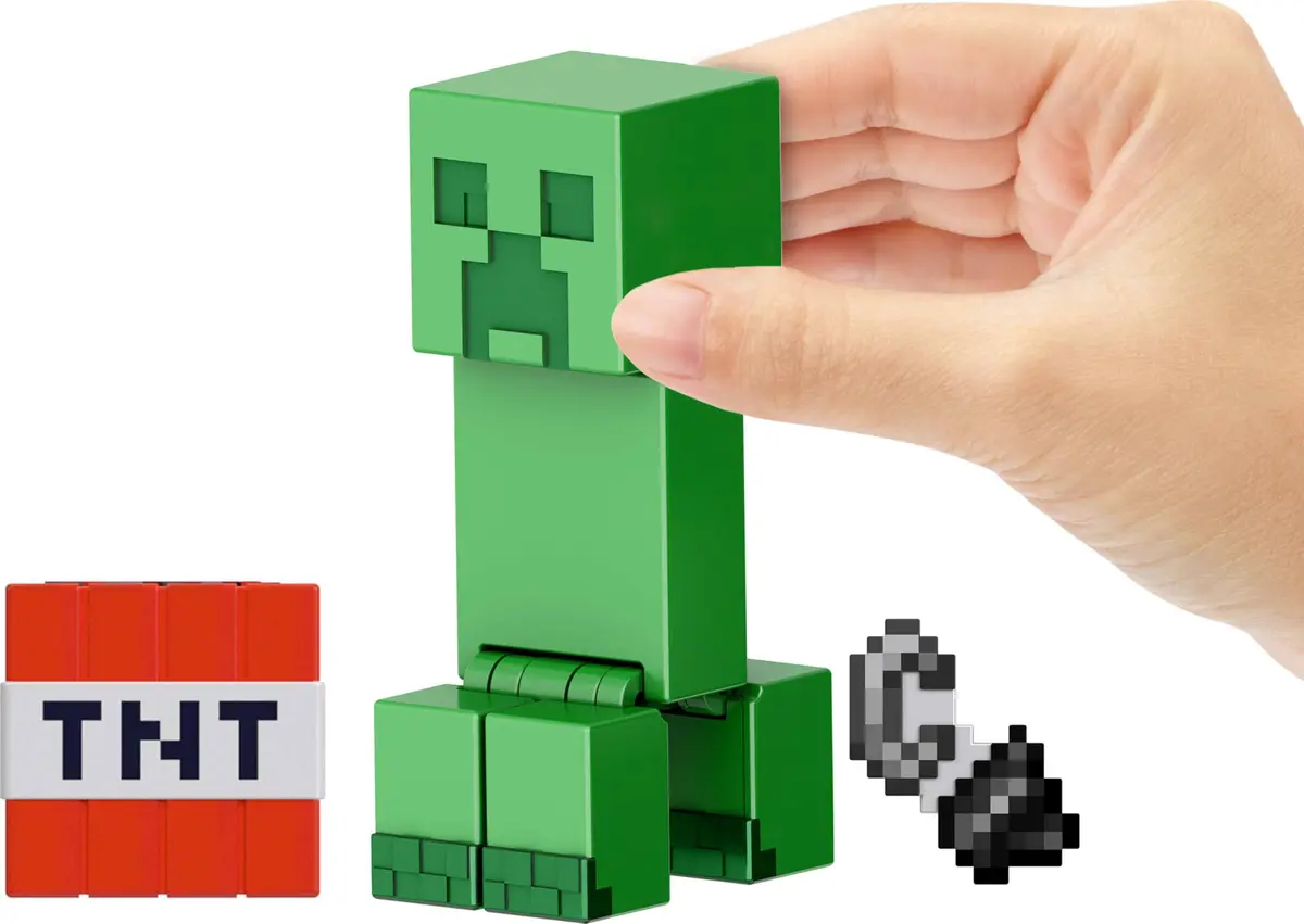 Mattel Minecraft Action Figure & Accessories 2-Pack | 3.25-inch Scale, Creeper, Collectible Toy Set - view 5