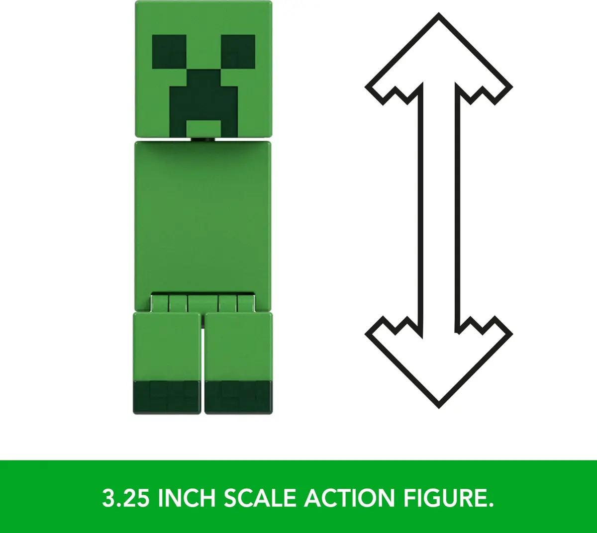 Mattel Minecraft Action Figure & Accessories 2-Pack | 3.25-inch Scale, Creeper, Collectible Toy Set - view 3