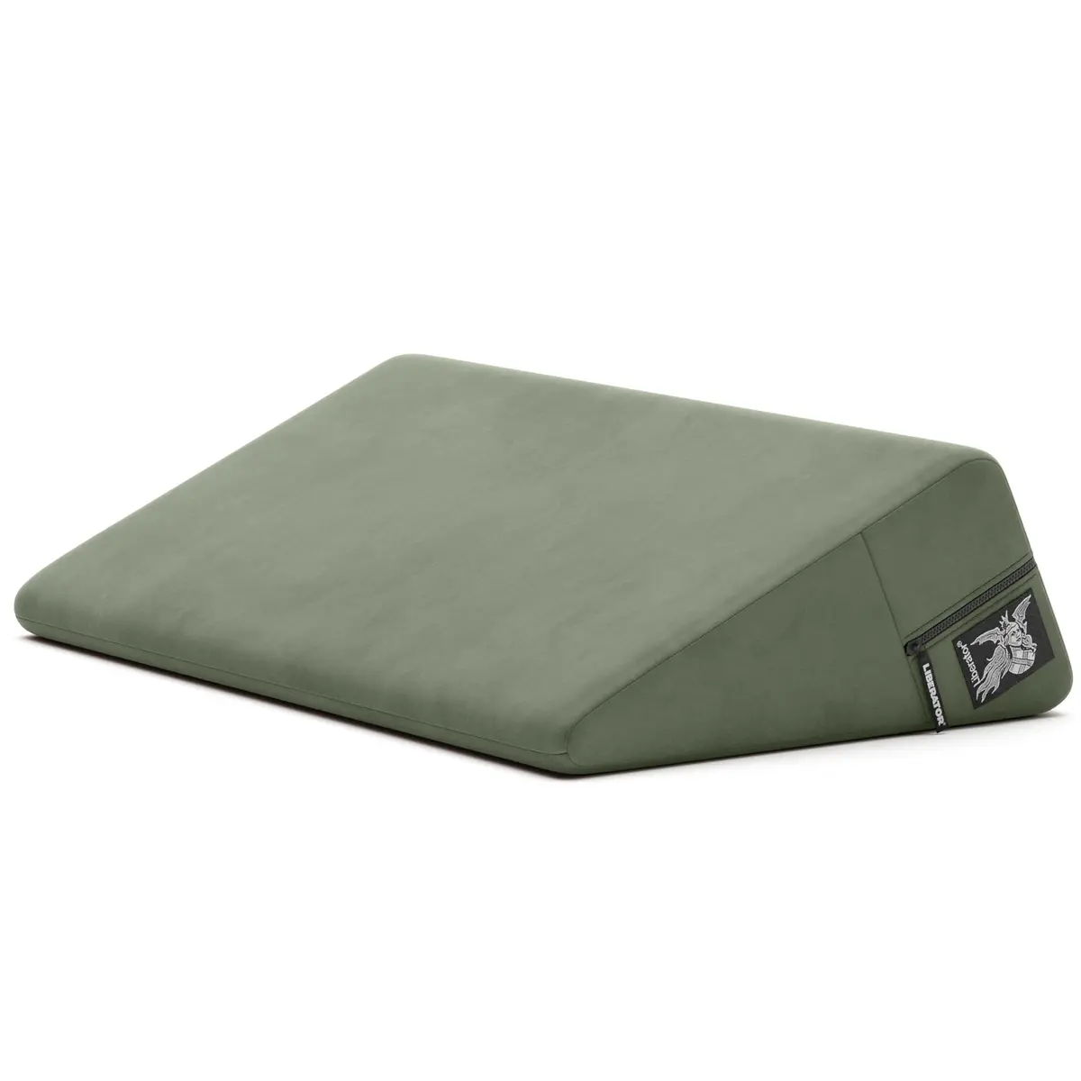 Liberator Wedge Intimate Sex Positioning Pillow - Décor Velvet, Green | Support for Deeper Penetration & Comfort - view 7