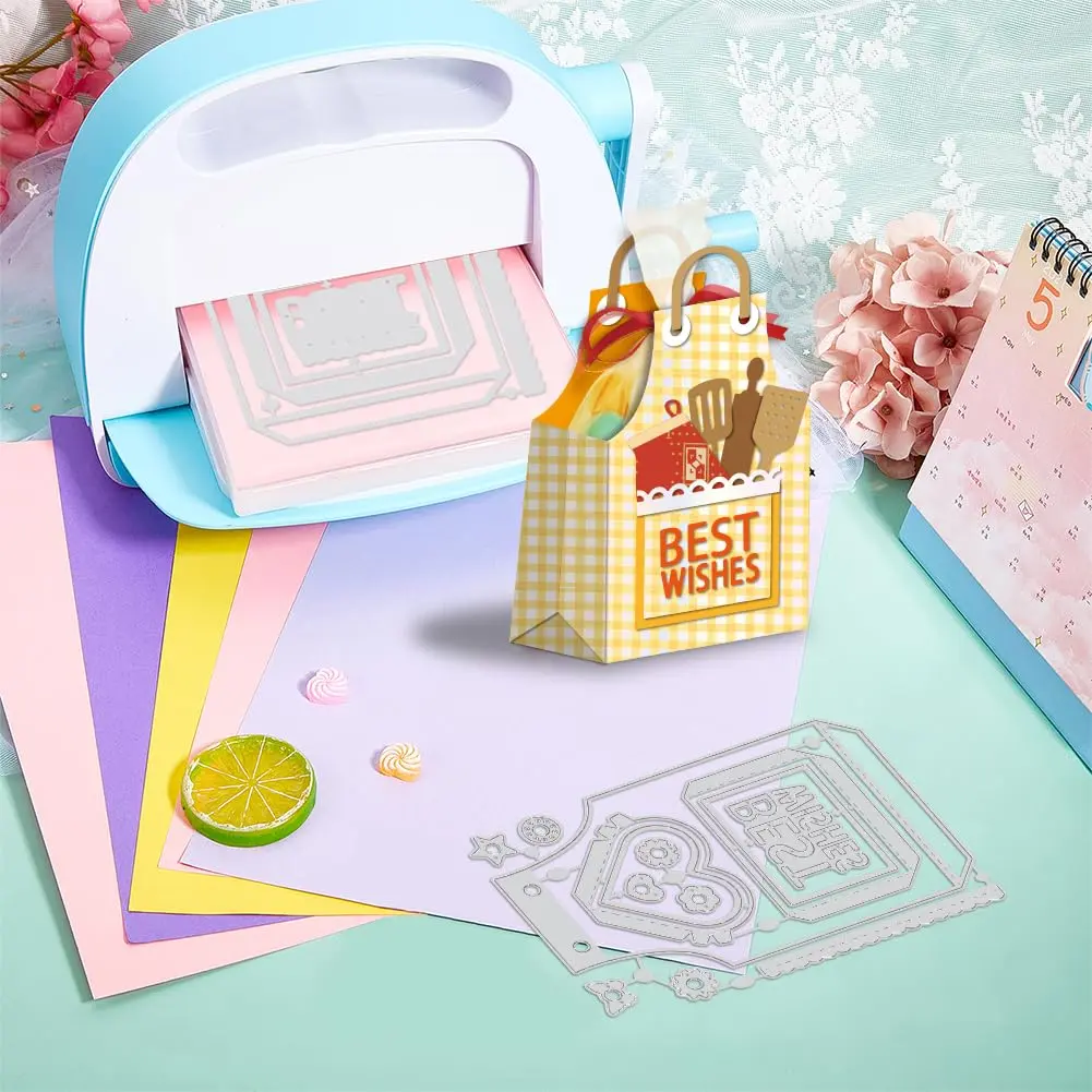GLOBLELAND 3D Apron Snack Bag Cutting Dies for Card Making | Scrapbooking & Paper Crafts - view 7