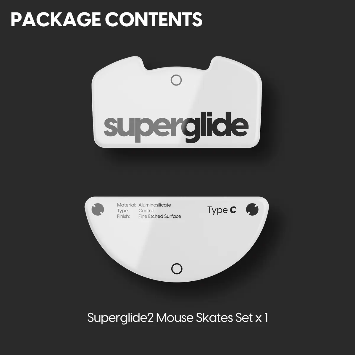 Pulsar Gaming Gears Superglide Type-C Skates for Viper v3 Pro, White | Micro-Textured Speed & Glide - view 5