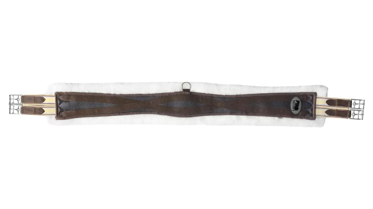 TuffRider Miller's All Purpose Fleece Girth for Horses-Brown-54 | Versatile & Washable - main product image