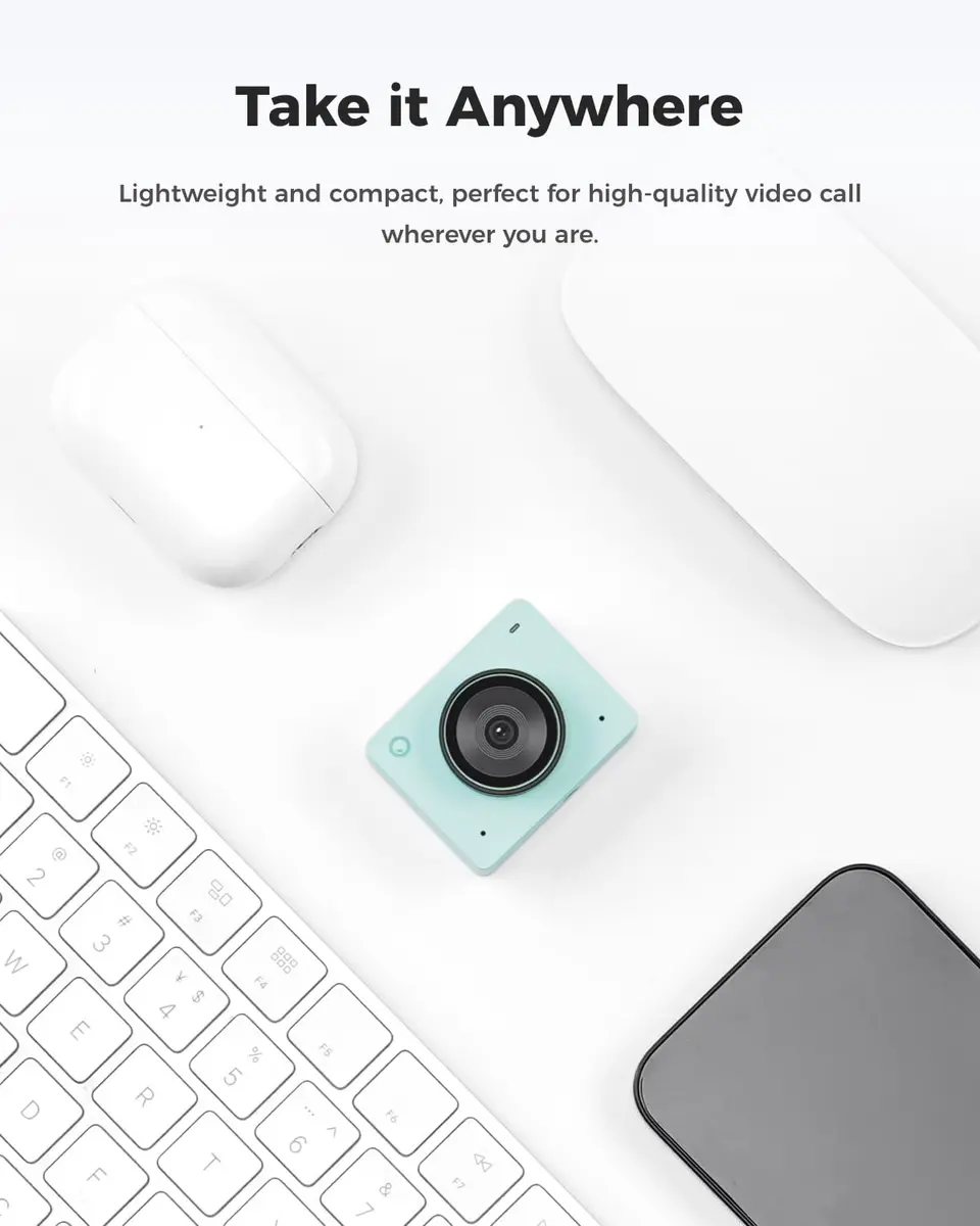 OBSBOT Meet 2-4K Webcam for PC with 1/2" Sensor, AI Framing & Autofocus | Compact 4K Streaming Camera - view 6