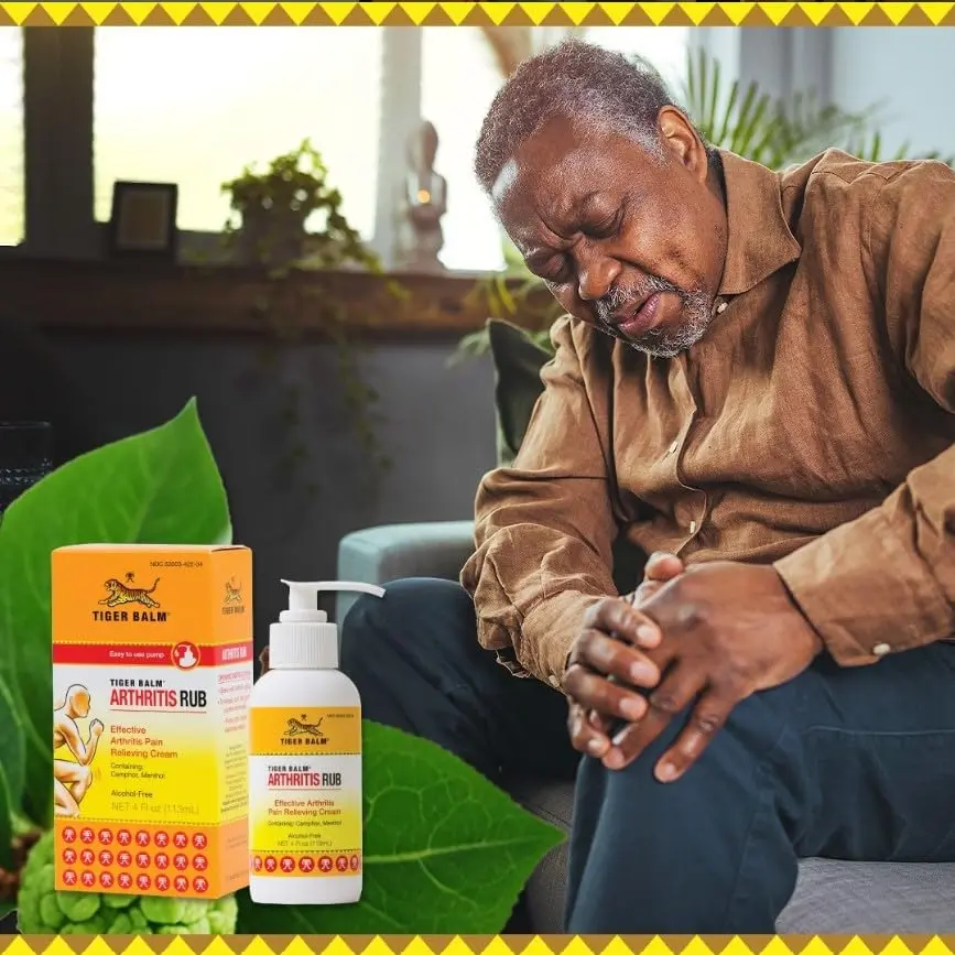 Tiger Balm Arthritis Rub 3-Pack | Fast-Acting Herbal Joint Pain Relief (70-120 chars) - view 3