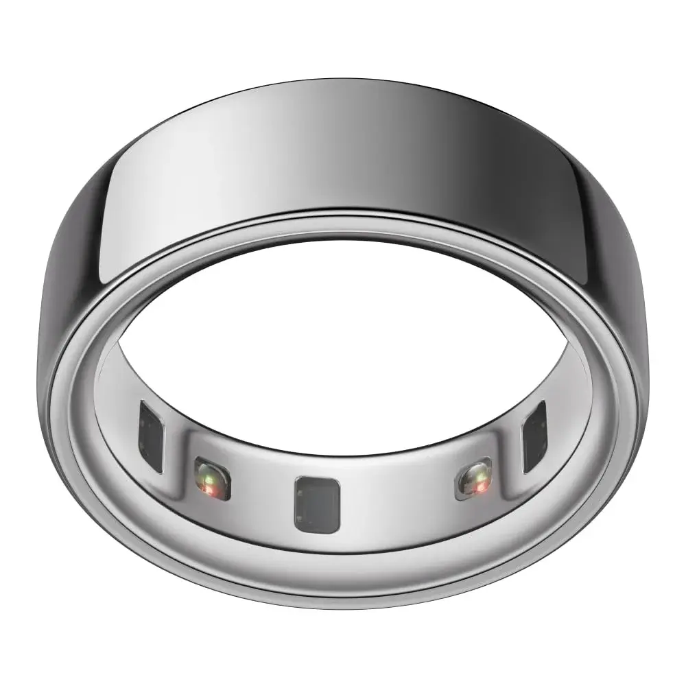 OURA Ring 4 Smart Ring - Silver, Size 10 | Tracks Sleep, Activity, Women's Health, AI Advisor, 5-8 Day Battery - main product image