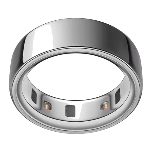OURA Ring 4 Silver Smart Ring Size 8 | Sleep, Activity, Women’s Health, AI Advisor - main product image