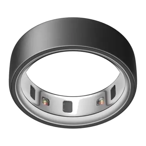OURA Ring 4 Stealth Size 7 | Smart Ring for Sleep, Activity, Women’s Health, AI Advisor - main product image