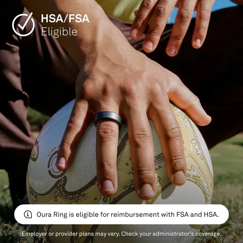 OURA Ring 4 Stealth Size 7 | Smart Ring for Sleep, Activity, Women’s Health, AI Advisor - view 8