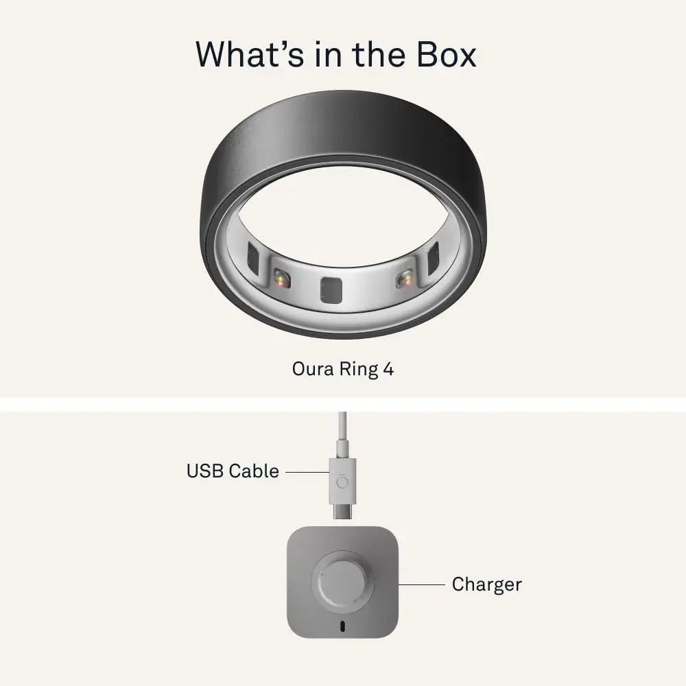 OURA Ring 4 Stealth Size 7 | Smart Ring for Sleep, Activity, Women’s Health, AI Advisor - view 9