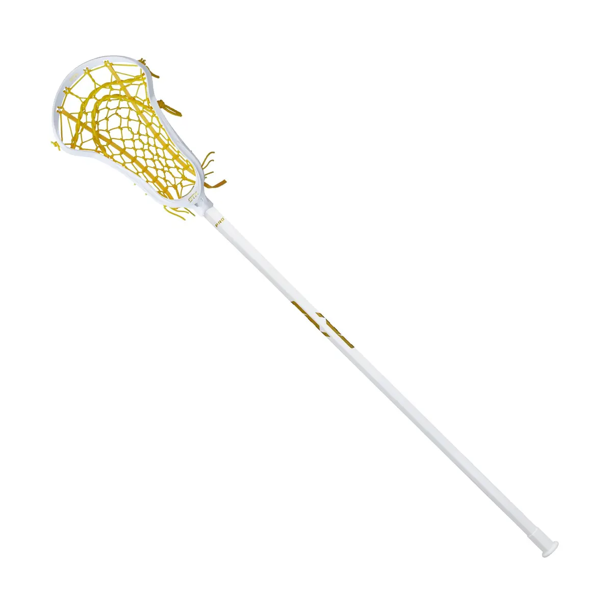STX Aria Pro™ Women's Complete Lacrosse Stick, White/Yellow | Elite Attack & Defense Ready (70-120 chars) - view 2