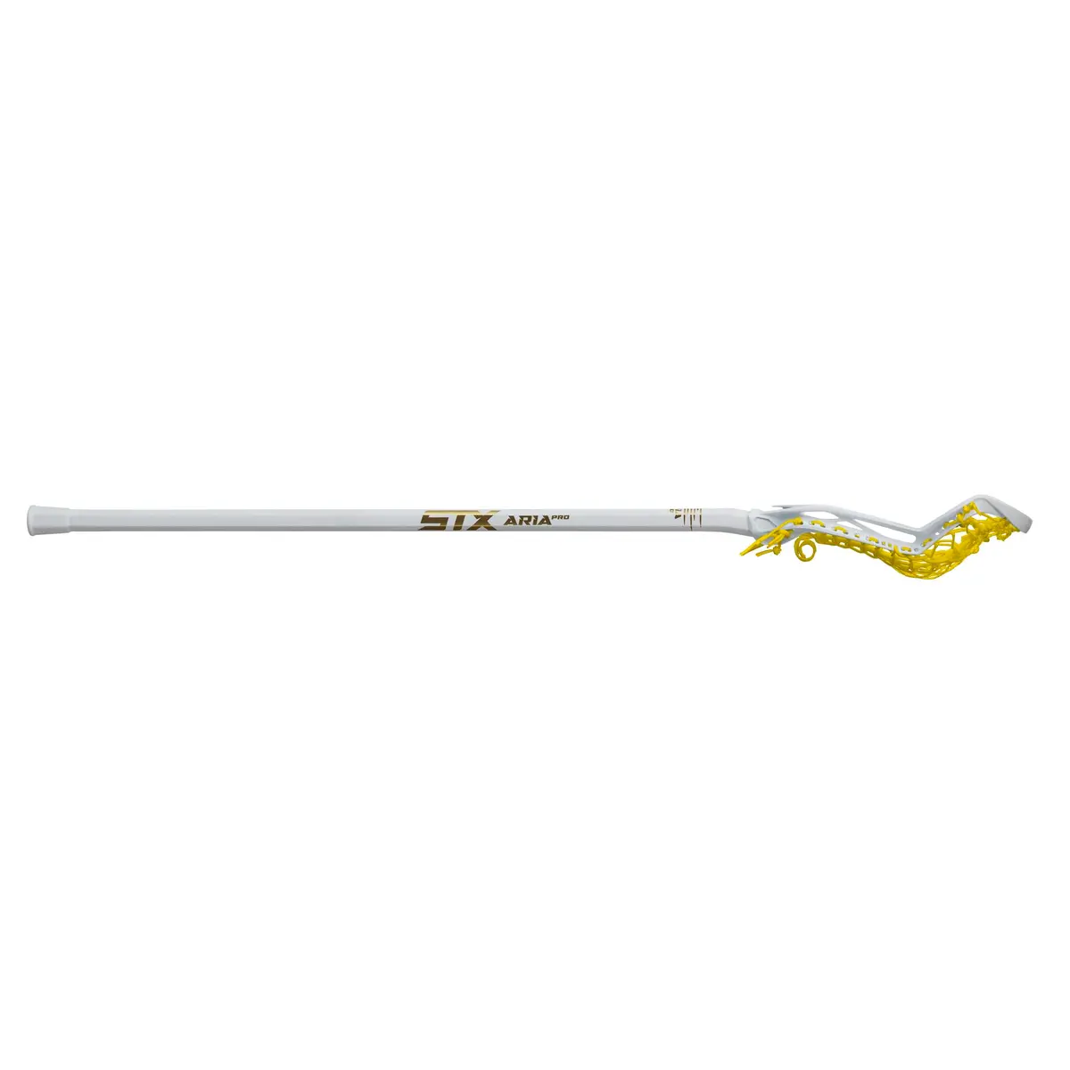 STX Aria Pro™ Women's Complete Lacrosse Stick, White/Yellow | Elite Attack & Defense Ready (70-120 chars) - view 4
