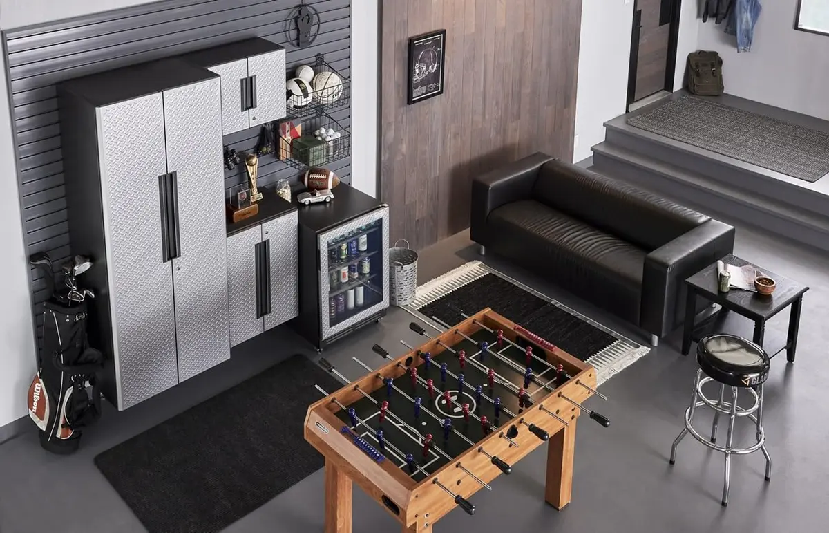 Gladiator Flex Cabinet System Bracket, GANA201BMS | Wall Mount Bracket for Garage Cabinets, Alloy Steel, Silver - view 3