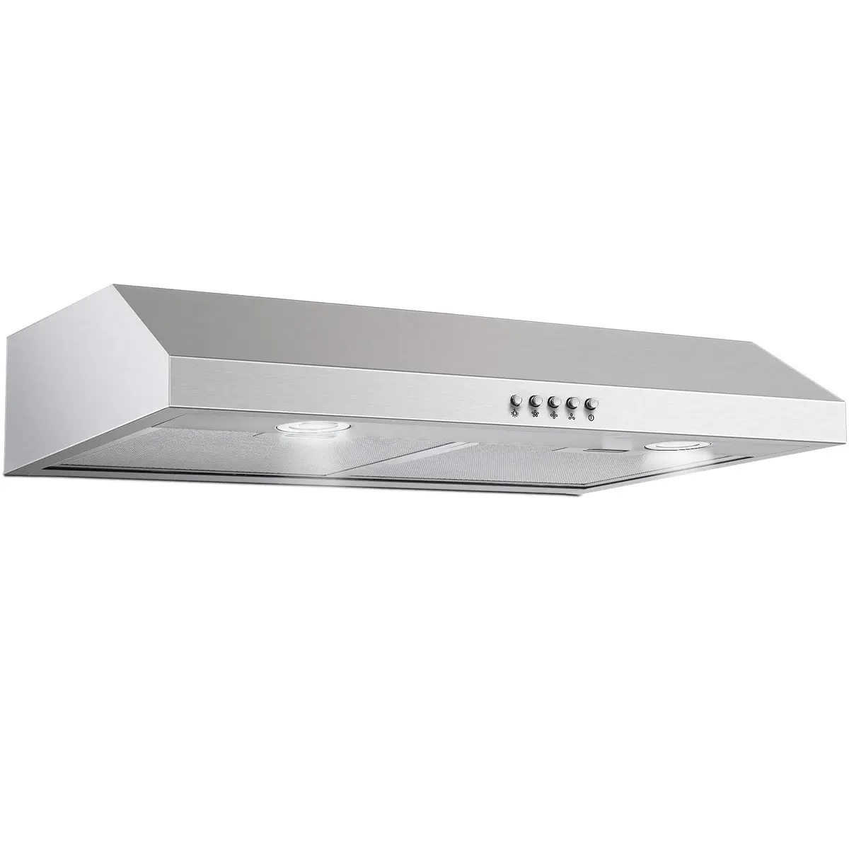 SNDOAS Under Cabinet Range Hood 76.2cm (30 inch) | 700 CFM Stainless Steel Kitchen Exhaust Hood with 3-Speed Fan & LED Lights - main product image