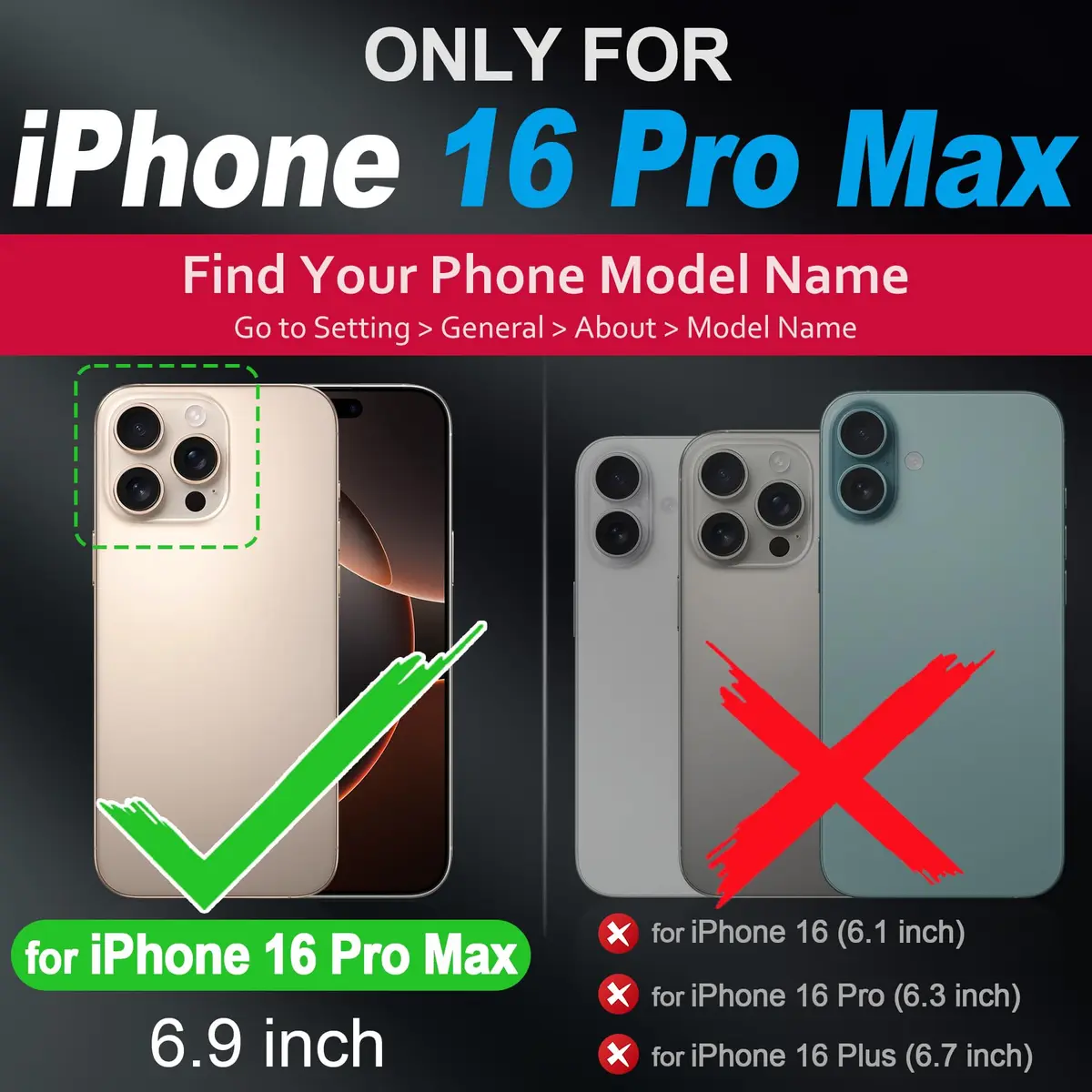 SHIELDON Genuine Leather Case for iPhone 16 Pro Max 6.9" Crazy Horse Brown | Shockproof & Wireless Charging Support - view 2