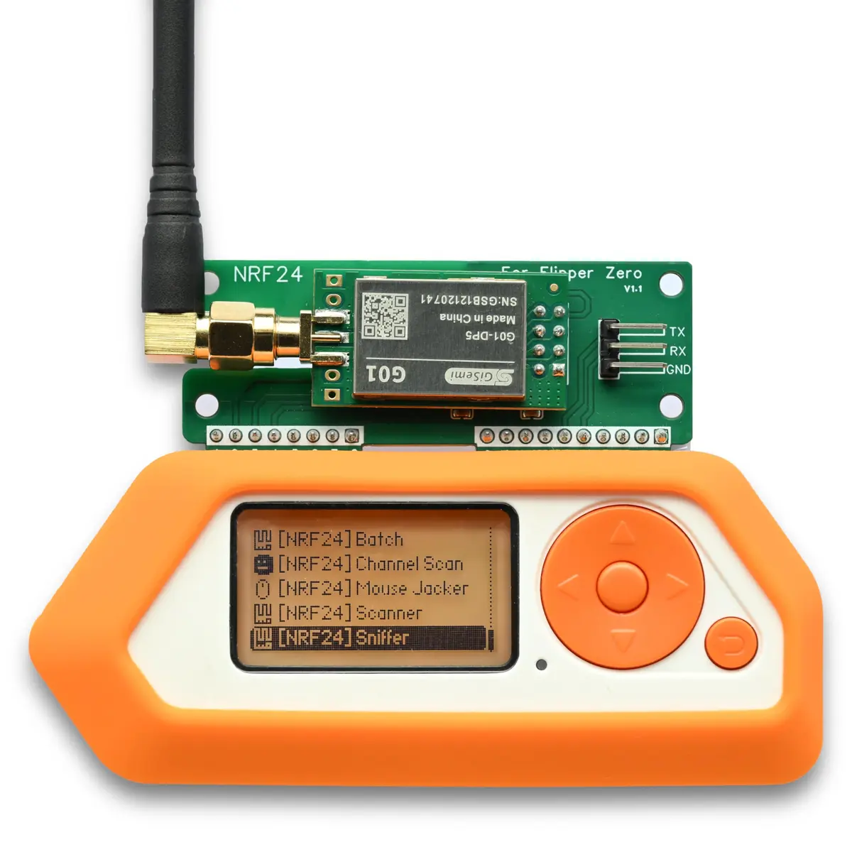 PINGEQUA NRF24 Module for Flipper Zero | Si24R1 Wireless IoT Education Module (30g) - view 6
