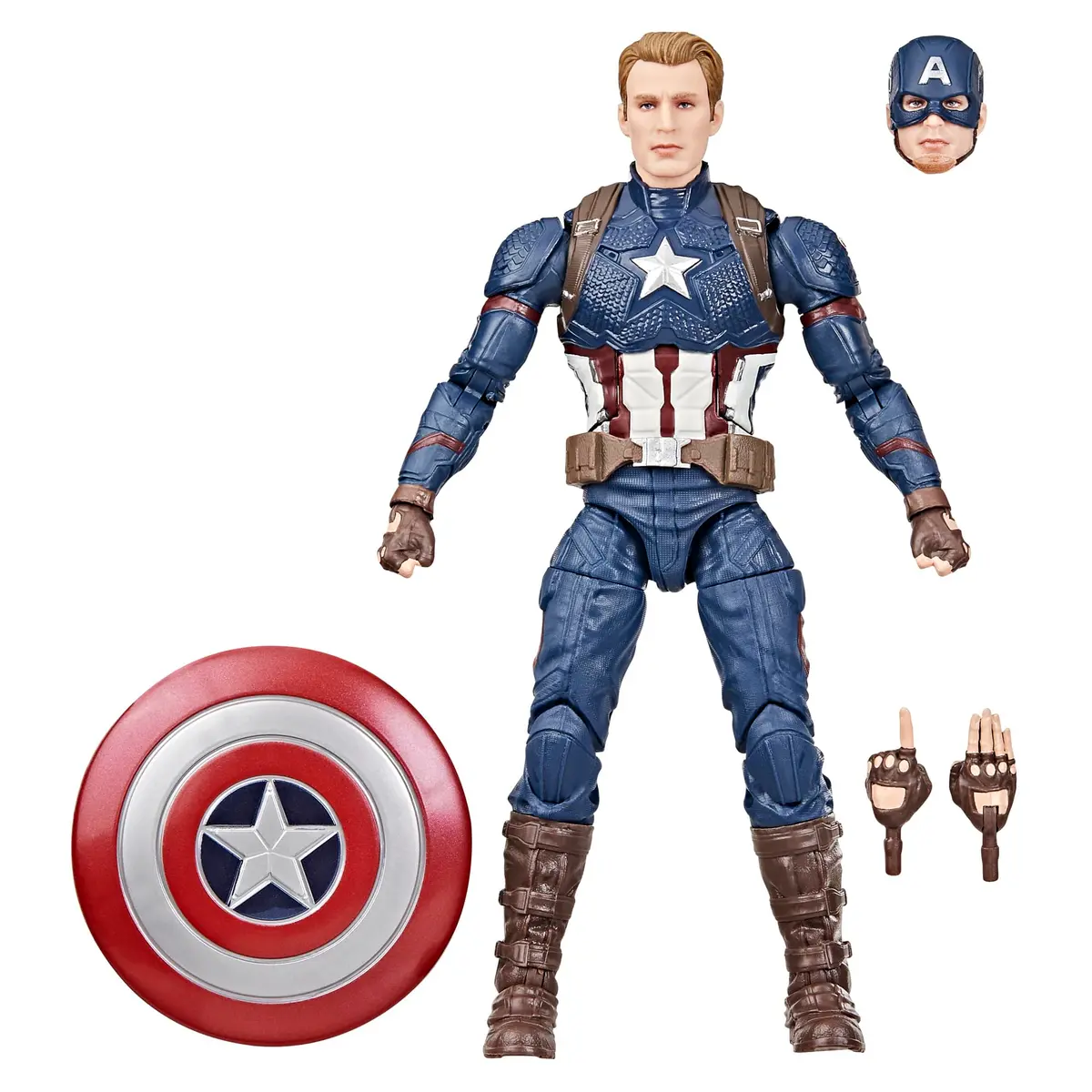 Marvel Legends Series Captain America Action Figure 6 Inch (15 cm) | Avengers: Endgame Collectible - main product image