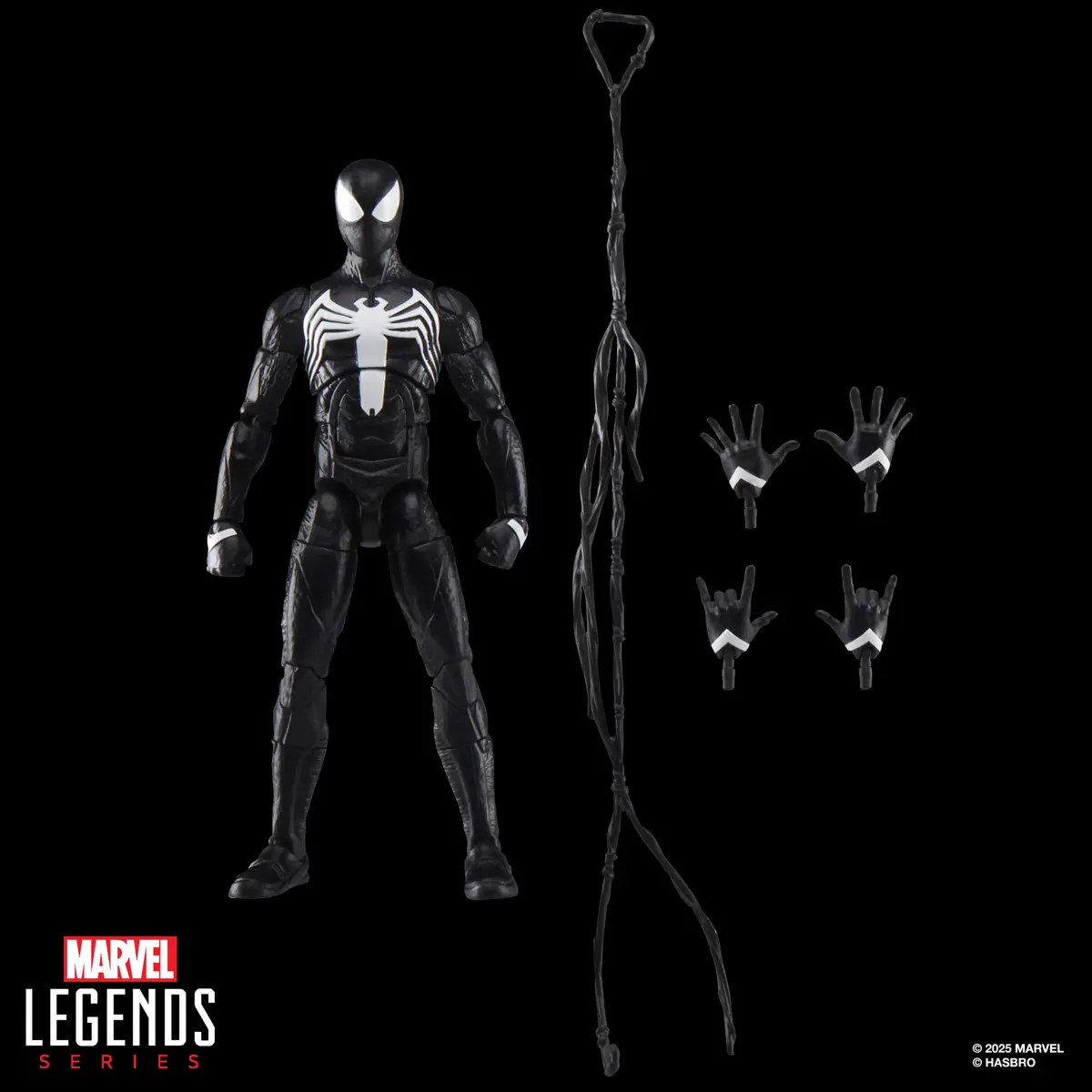 Marvel Legends Series Gamerverse Peter Parker Black Suit, Spider-Man 2 Video Game-Inspired Collectible 6 Inch Action Figure | Premium Design & Articulation - view 8