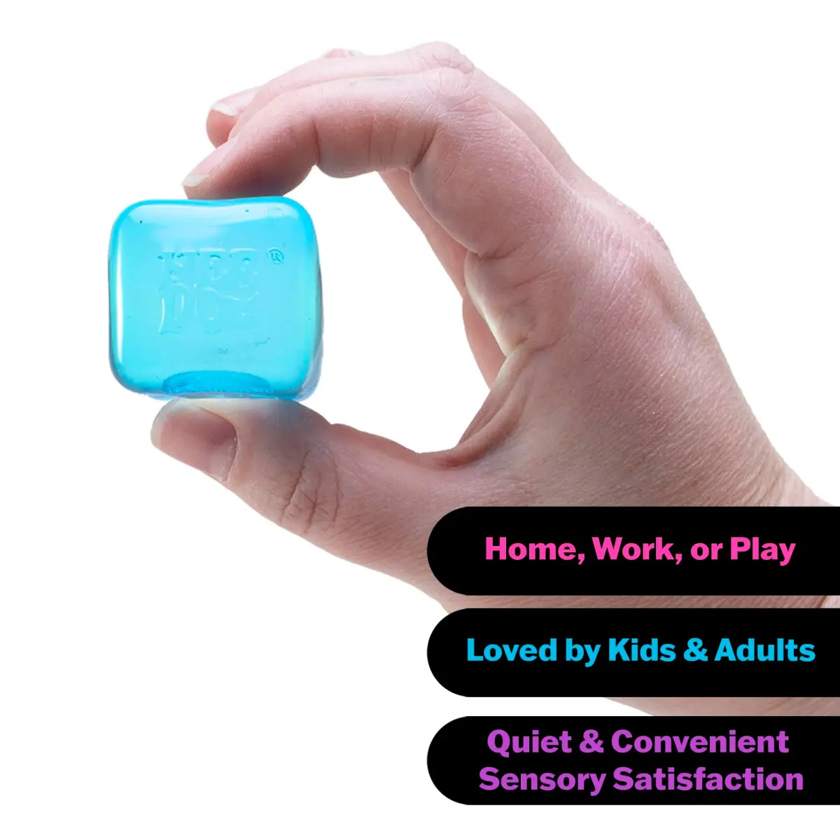 Schylling NeeDoh Nice Ice Baby Sensory Squeeze Toy 3.18 cm (1.25" Cube) | Non-Toxic TPR - view 6