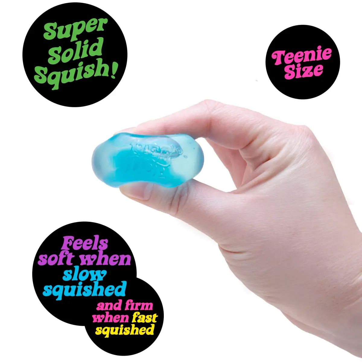 Schylling NeeDoh Nice Ice Baby Sensory Squeeze Toy 3.18 cm (1.25" Cube) | Non-Toxic TPR - view 3