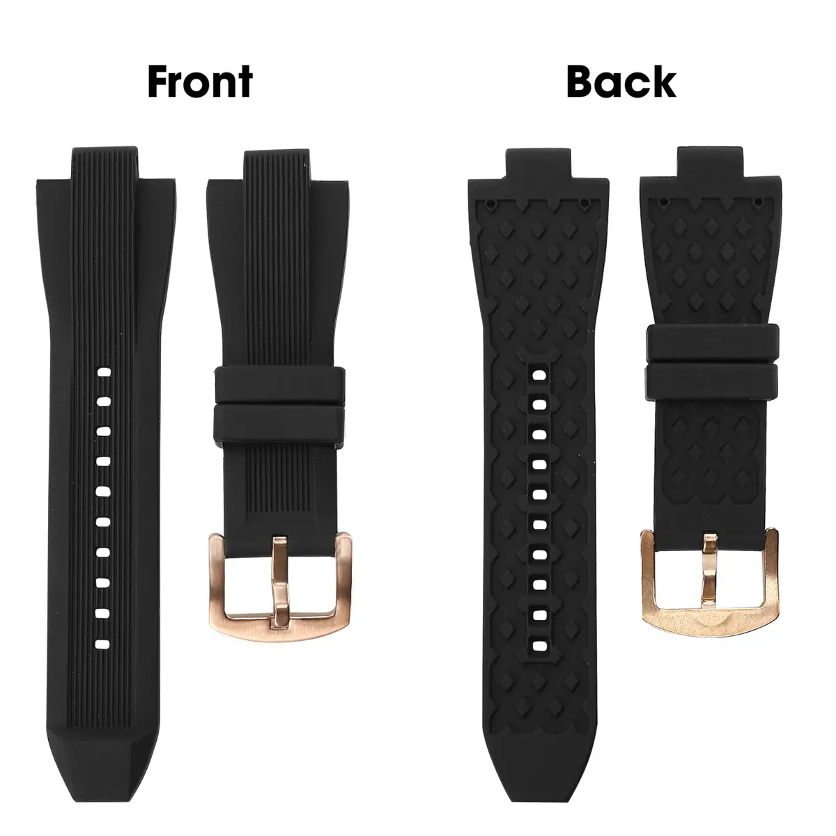 BuleVina Replacement Watch Band for Michael Kors 29mmx13mm | Soft Rubber, Waterproof, Adjustable Fit - view 3