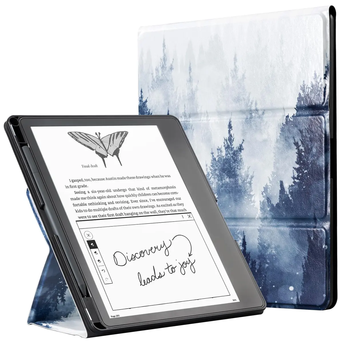 CoBak PU Leather Case for Tablet Reader 10.2" (2022/2024) with Pen Holder | Auto Sleep Wake, Heavy Duty Protection - main product image