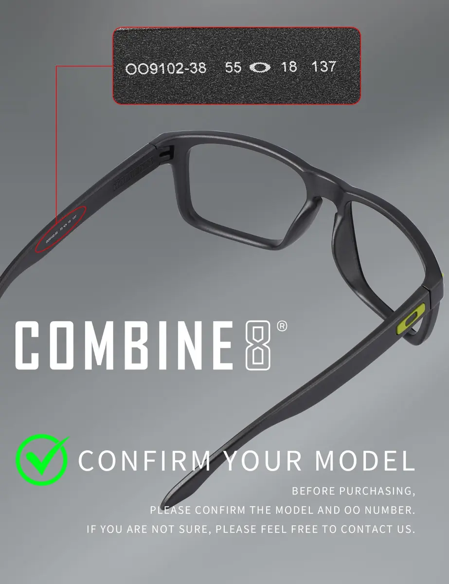 Combine8 Replacement Polarized Lenses for Oakley Flak 2.0 XL | 2 Pairs UV & Glare Block - view 6