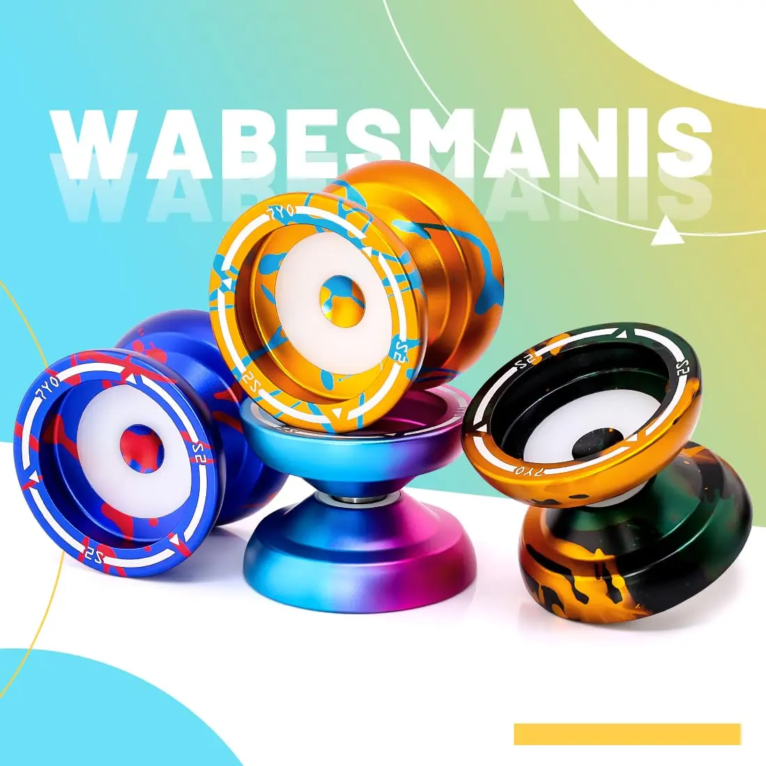 Wabesmanis S2 Dual Function Yoyo for Kids & Adults | Responsive & Unresponsive with Bearing Kits - view 4