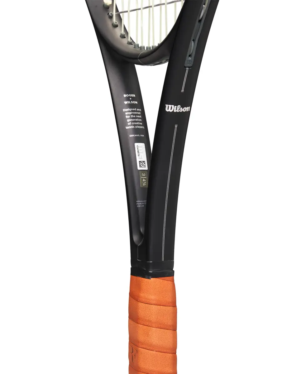 Wilson RF 01 Pro Tennis Racket - 4 1/8" Grip | Strung with Sensation 16 Natural - view 6