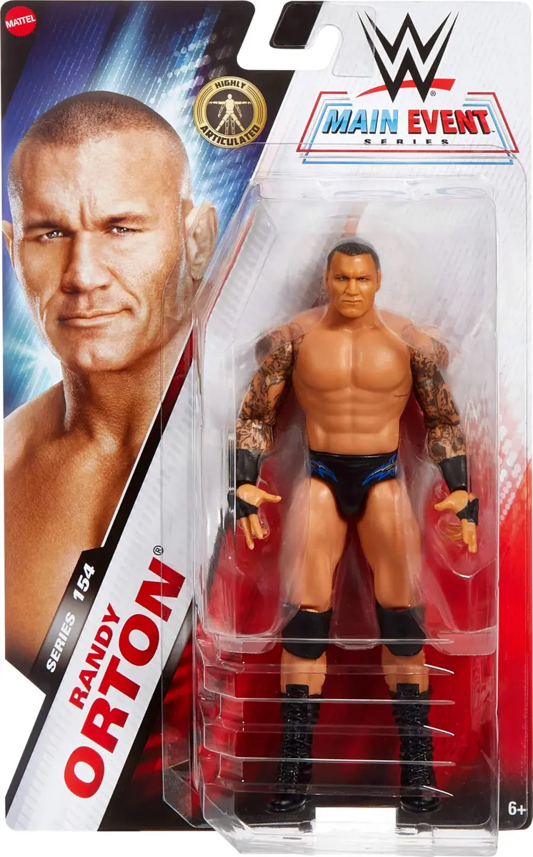 Mattel WWE Randy Orton Action Figure 6-inch | Life-Like Look & 10 Articulation Points - view 2