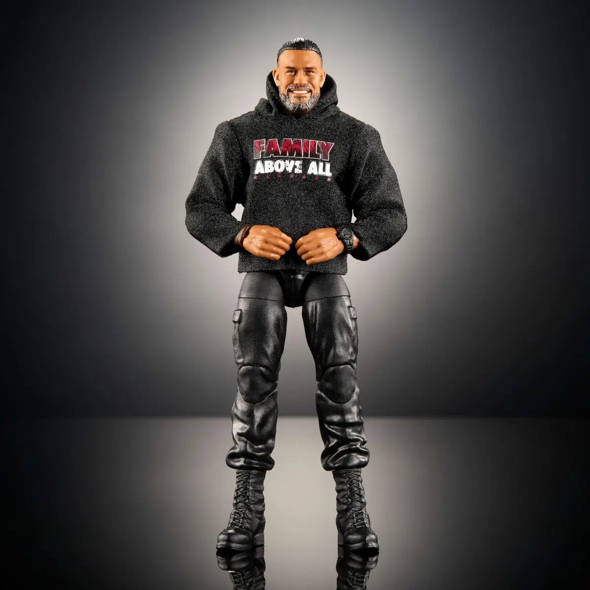 Mattel WWE Elite Roman Reigns Action Figure 6-inch Scale | 25 Articulation Points, TrueFX Face, Swappable Hands - view 4
