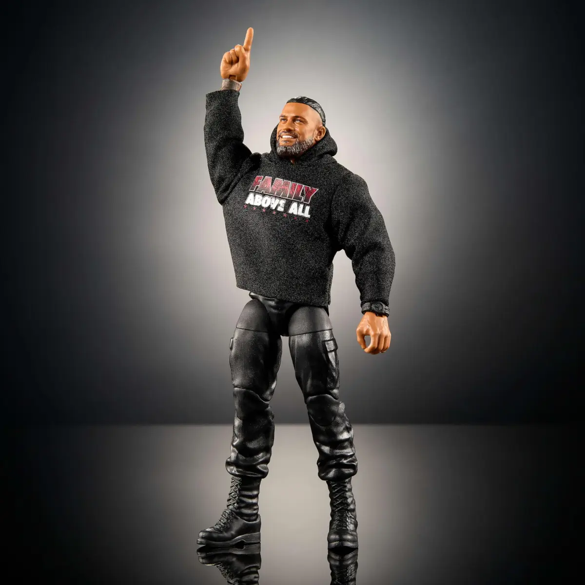 Mattel WWE Elite Roman Reigns Action Figure 6-inch Scale | 25 Articulation Points, TrueFX Face, Swappable Hands - view 5