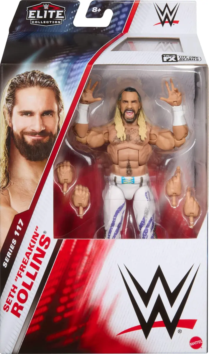 Mattel WWE Elite Action Figure Seth "Freakin" Rollins 6-inch | Collectible with 25 Articulation Points - view 2