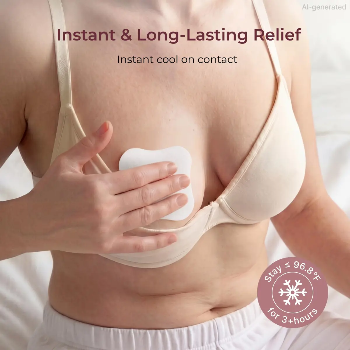 Momcozy Hydrogel Nursing Pads 20 Count | Cooling Relief for Sore Nipples - view 4