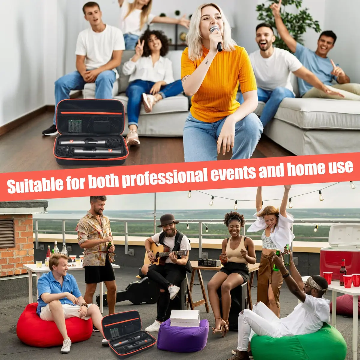Coitak Wireless Microphone Case for JBL Wireless 2 Mic System | Hard Shell, Compact & Durable - view 7