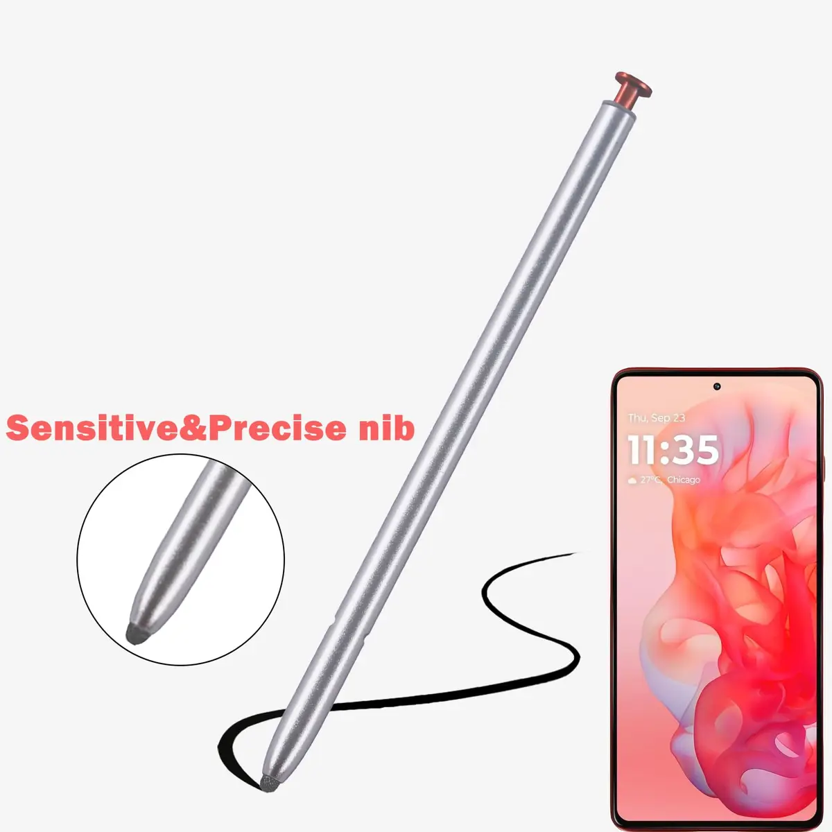 Alovexiong G Stylus 5G 2024 Pen Replacement for Moto G Stylus 5G 2024 | Precise Control & Portability - view 5