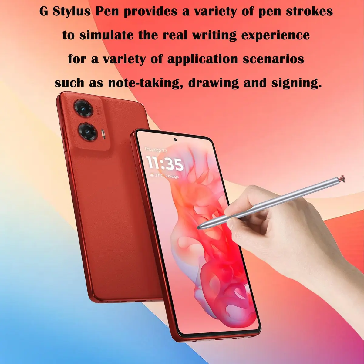 Alovexiong G Stylus 5G 2024 Pen Replacement for Moto G Stylus 5G 2024 | Precise Control & Portability - view 6