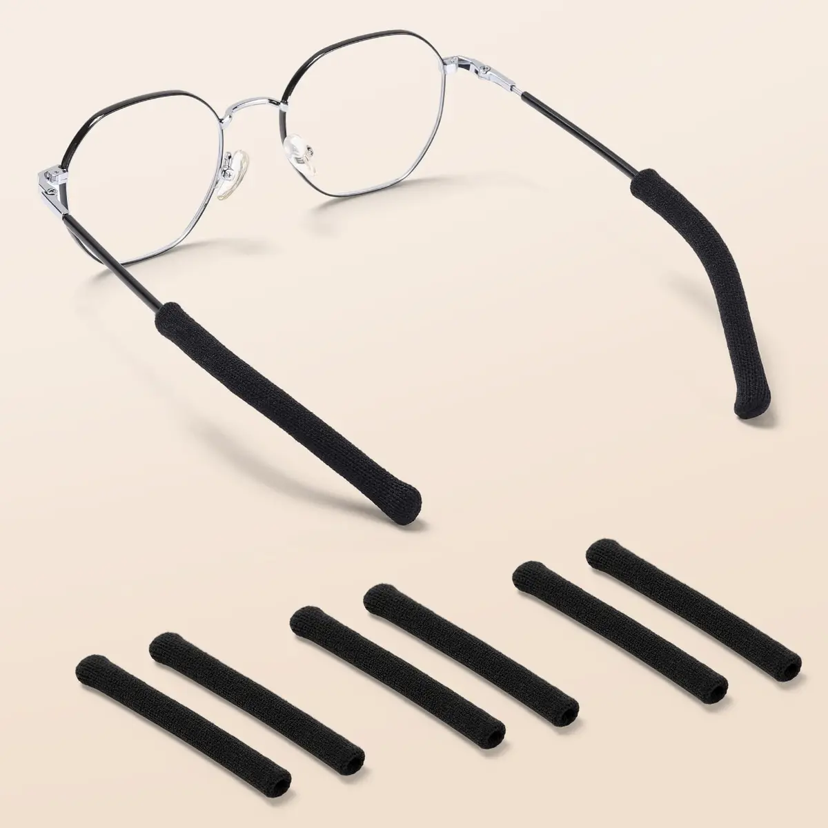 Sightor Soft Glasses Ear Cushion 3Pairs | Anti-Slip Cotton Eyewear Grippers for Long Wear - view 7