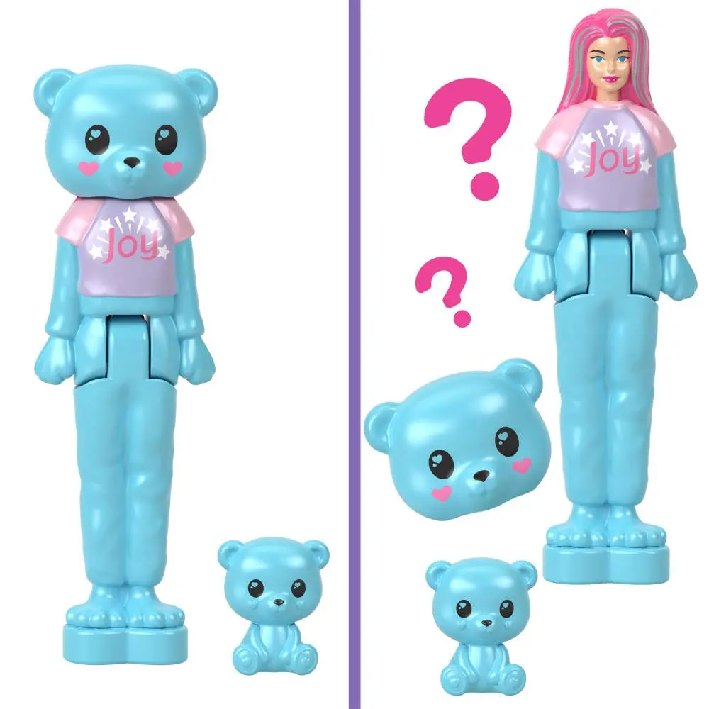 Barbie Mini Barbie Land 5-Pack Pop Reveal Dolls, 1.5-inch Mini Doll with Surprise Reveal & Sensory Play Piece (Styles May Vary) - view 4