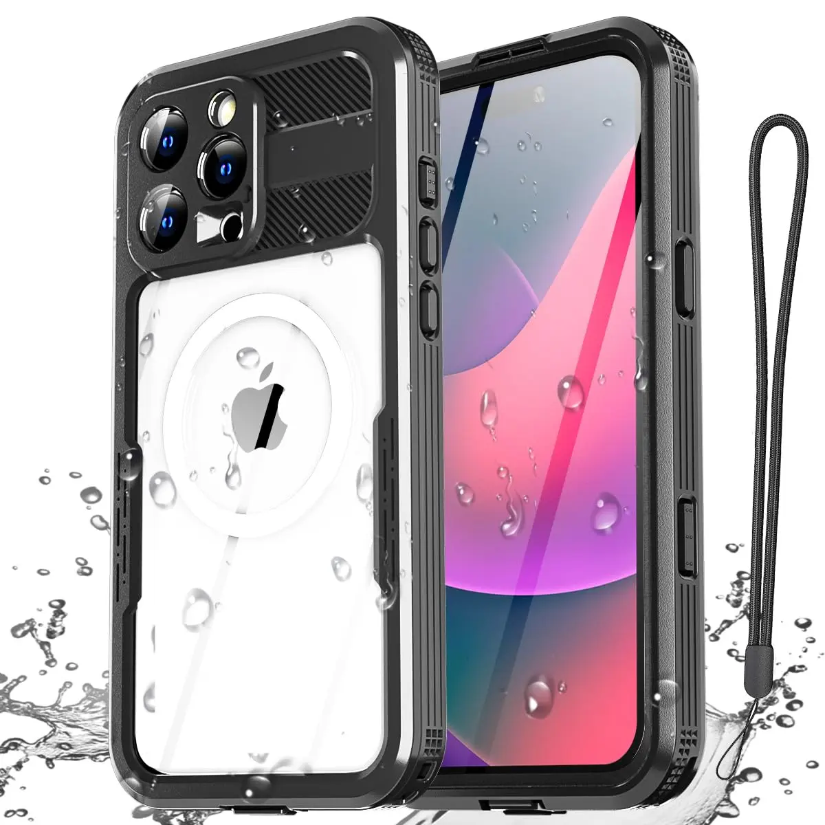 AICase Waterproof Case for iPhone 16 Pro Max 6.9-inch | IP68 Certified MagSafe Compatible - main product image