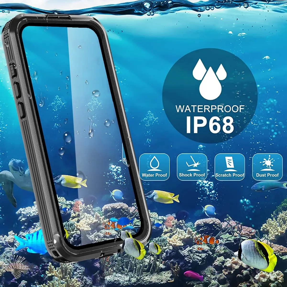 AICase Waterproof Case for iPhone 16 Pro Max 6.9-inch | IP68 Certified MagSafe Compatible - view 5