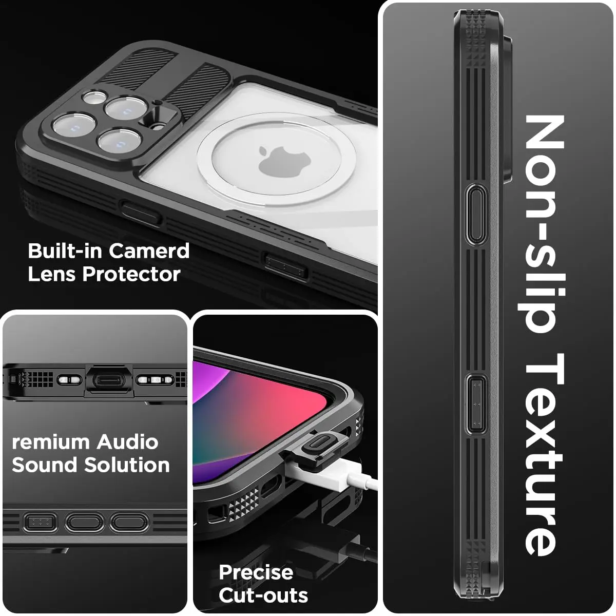 AICase Waterproof Case for iPhone 16 Pro Max 6.9-inch | IP68 Certified MagSafe Compatible - view 8
