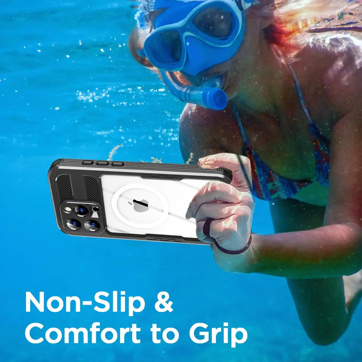 AICase Waterproof Case for iPhone 16 Pro Max 6.9-inch | IP68 Certified MagSafe Compatible - view 3
